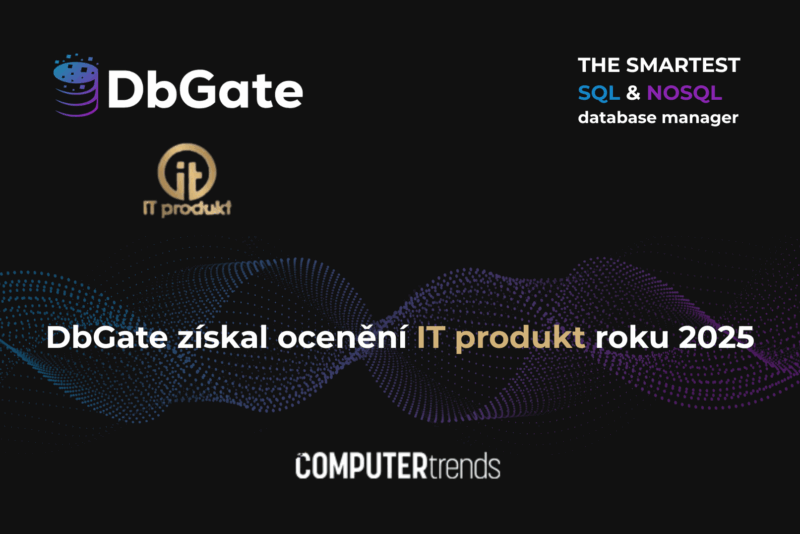 DbGate získal ocenění IT produkt roku 2025